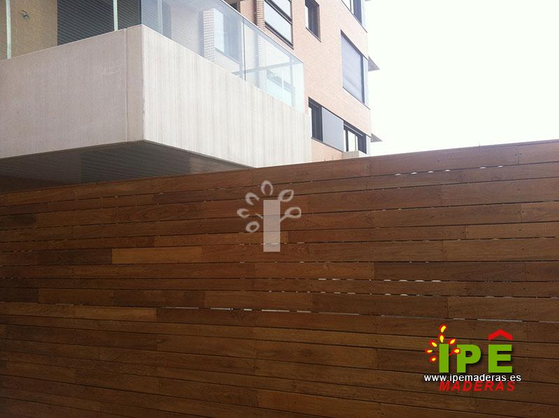 Vallas y Celosías - Venta e instalación en Madera | Ipe Maderas