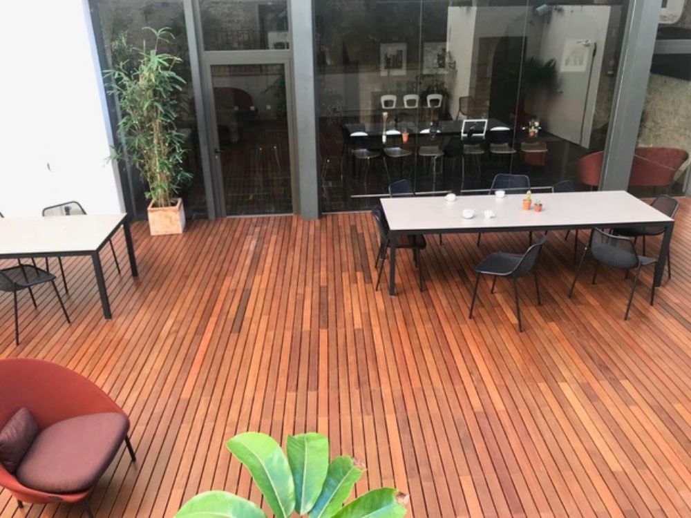 tarima terraza madera