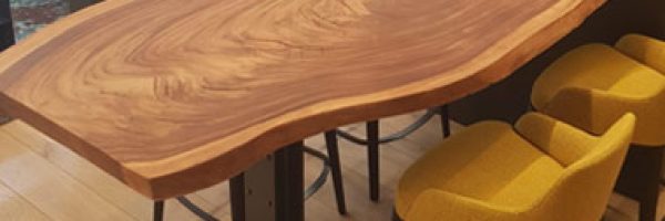 Tablón de madera maciza